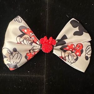 Red Minnie Mouse Bow Hair Clip for Kids